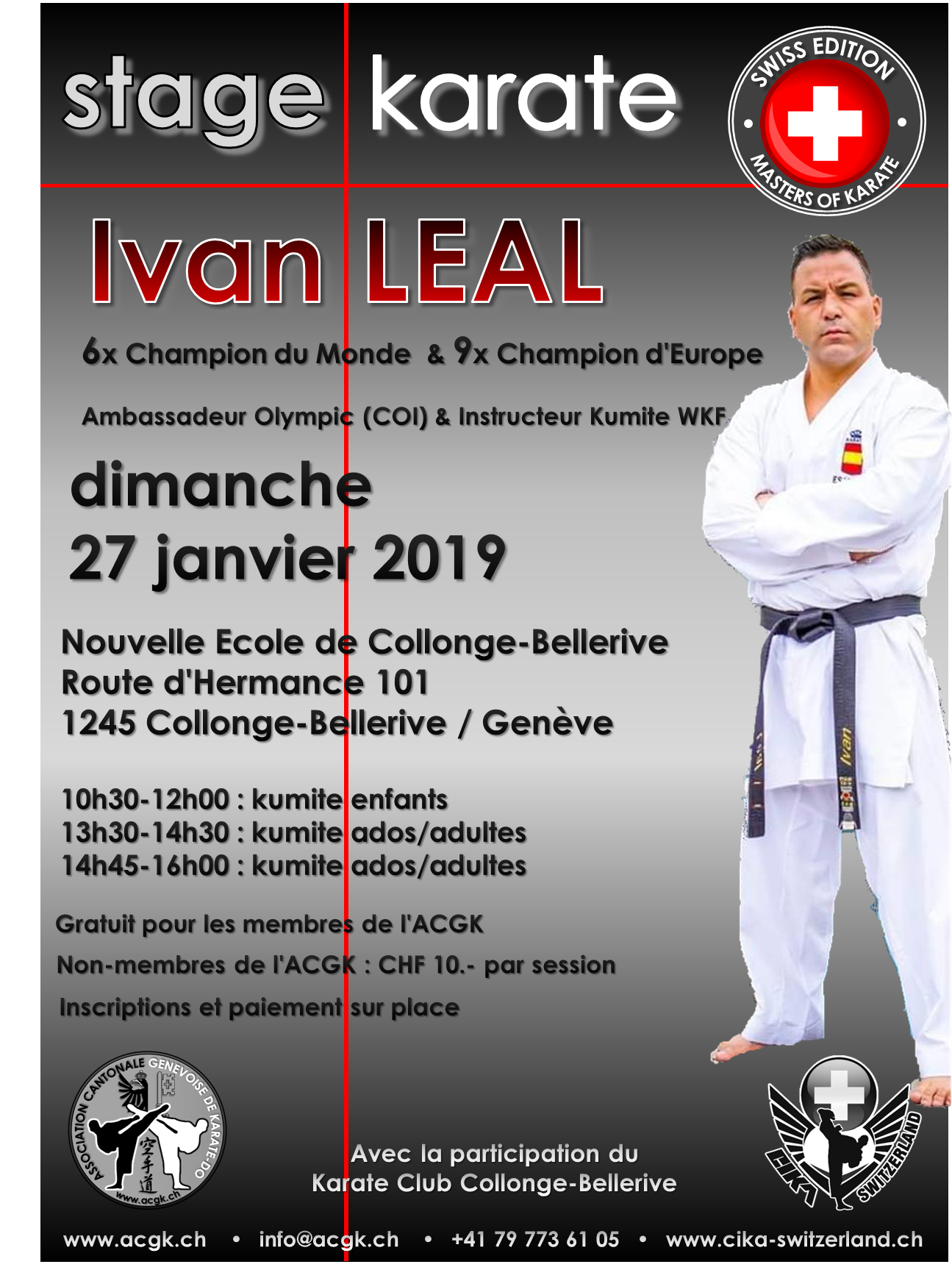 Stage Ivan LEAL – 27 janvier 2019